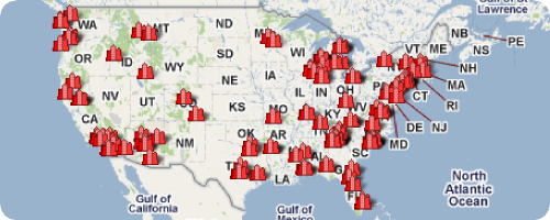 Commercial Real Estate Listings Map