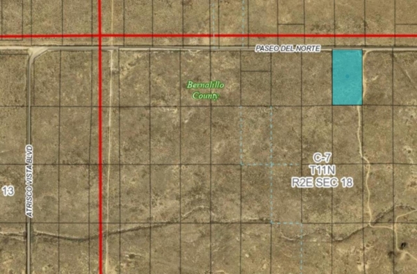 Listing Image #2 - Others for sale at Paseo Del Norte 5 Acre Tract NW, Albuquerque NM 87114