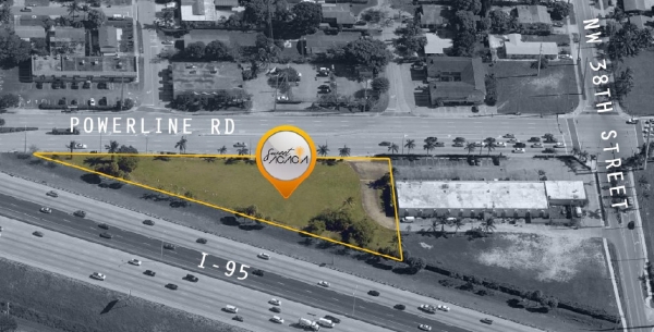 Listing Image #1 - Land for sale at 3939 N Powerline Road, Oakland Park FL 33309
