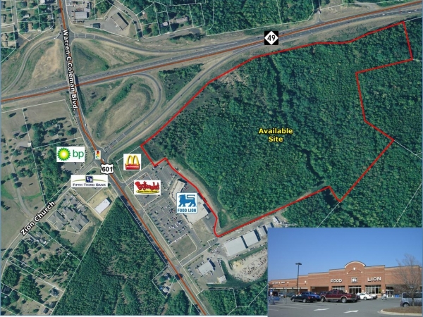 Listing Image #1 - Land for sale at Highway 601 and Highway 49 at Southgate Commons, Concord NC 28025