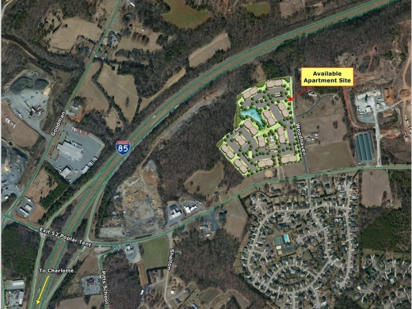 Listing Image #1 - Land for sale at Poplar Tent Rd, Concord NC 28027
