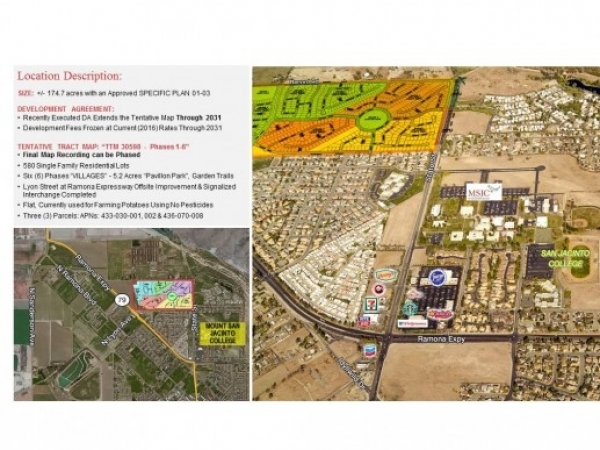 Listing Image #1 - Land for sale at 0000 Ramona Expressway, San Jacinto CA 92583