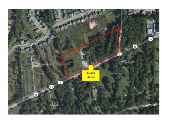 Listing Image #1 - Land for sale at Evergreen &amp; Hwy 70 (NW corner), Lakeland TN 38002