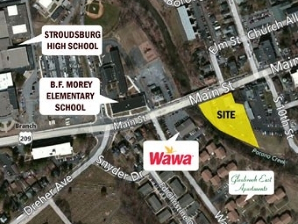 Listing Image #1 - Land for sale at 1009 Main St, Stroudsburg PA 18360