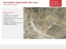 Listing Image #1 - Land for sale at Poppet Flats Trail, Banning CA 92220