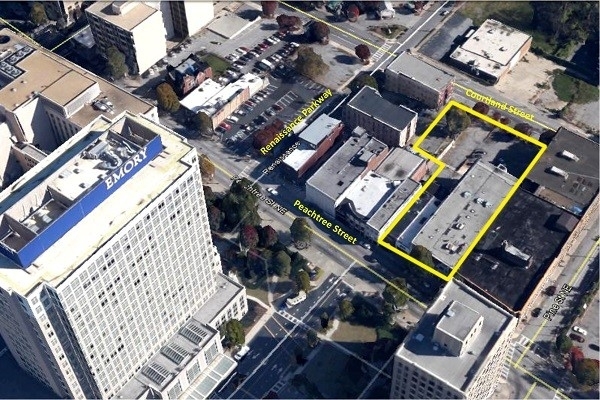 Listing Image #1 - Land for sale at 489-495 Peachtree Street &amp; 496 Courtland Street, Atlanta GA 30308