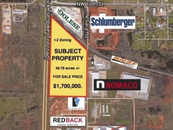 Listing Image #1 - Land for sale at South of N.W. 10th Street on Sara Road, Oklahoma City OK 73127