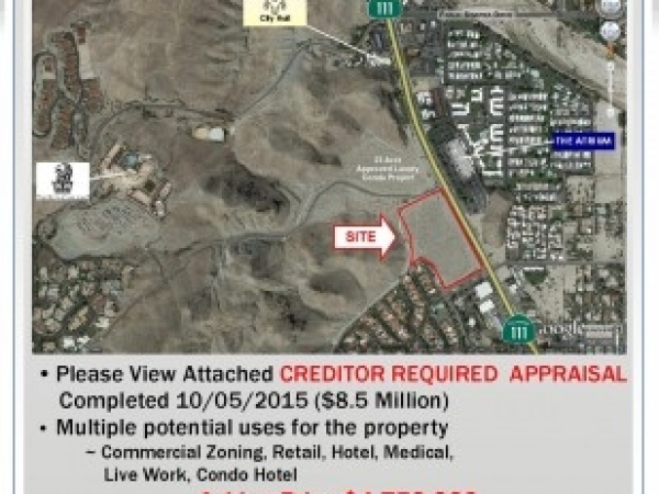 Listing Image #1 - Land for sale at 69825 Highway 111, Rancho Mirage CA 92270