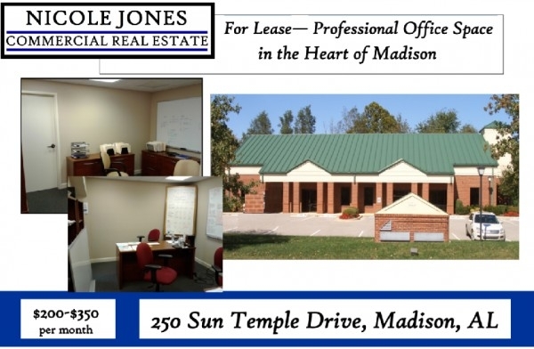 Listing Image #1 - Office for lease at 250 Sun Temple Drive, Madison AL 35758