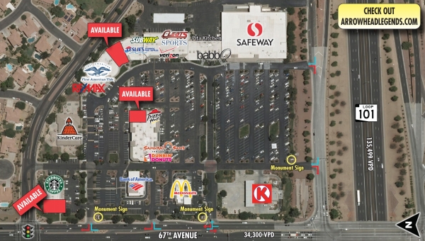 Listing Image #1 - Retail for lease at NEC 67th Avenue & Loop 101, Glendale AZ 85308 Listing Image #1 - Retail for lease at NEC 67th Avenue & Loop 101, Glendale AZ 85308