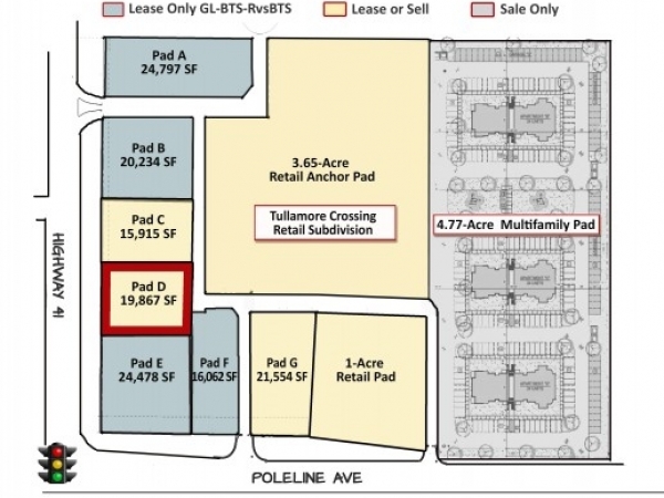 Listing Image #1 - Land for lease at Pad D Tullamore Crossing 4033 E Poleline Ave, Post Falls ID 83854