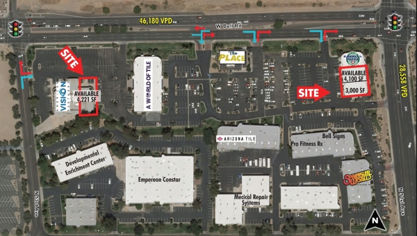 Listing Image #1 - Retail for lease at SWC 51st Avenue & Bell Road and SEC 53rd Avenue & Bell Road, Glendale AZ 85308