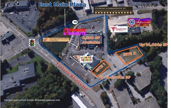 Listing Image #1 - Land for lease at 350 East Main Street, Milford MA 01757