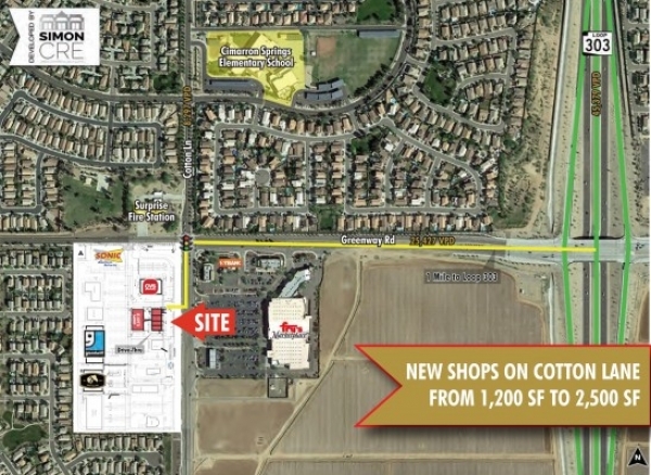 Listing Image #1 - Retail for lease at SWC Cotton Lane & Greenway Road, Surprise AZ 85388