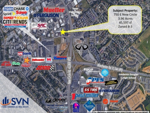 Listing Image #1 - Retail for lease at 750 E New Circle Road, Lexington KY 40505