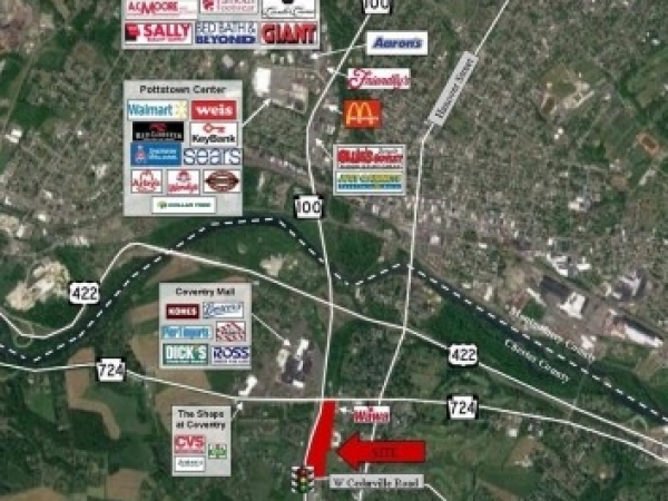 Listing Image #1 - Land for lease at 313 W Cedarville Road, Pottstown PA 19465
