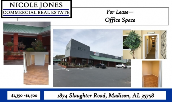 Listing Image #1 - Office for lease at 1874 Slaughter Road, Madison AL 35758