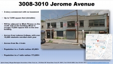 Listing Image #1 - Retail for lease at 3008-3010 Jerome Avenue, bronx NY 10468 Listing Image #1 - Retail for lease at 3008-3010 Jerome Avenue, bronx NY 10468