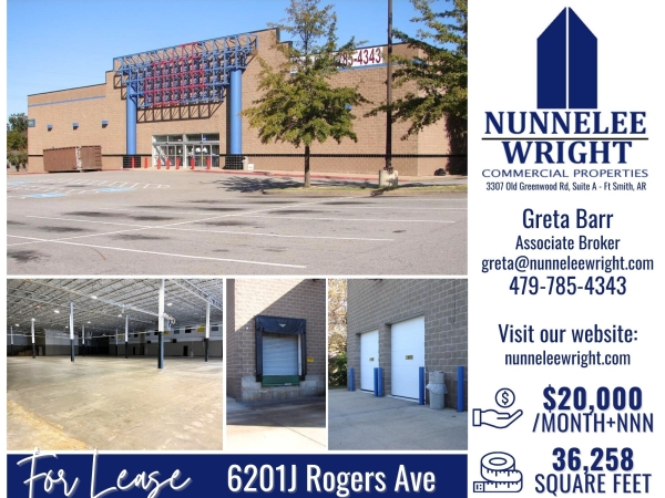 Listing Image #1 - Retail for lease at 6201J Rogers Avenue, Fort Smith AR 72903