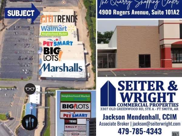 Listing Image #1 - Retail for lease at 4900 Rogers Ave, Suite 101A #2, Fort Smith AR 72903