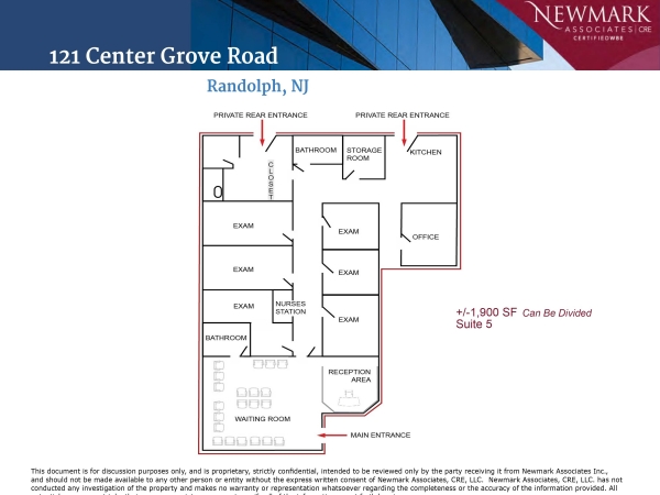 Listing Image #2 - Office for lease at 121 Center Grove Rd., Randolph NJ 07869