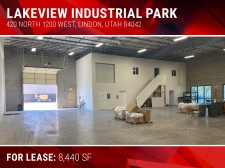 Industrial property for lease in Lindon, UT