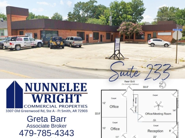 Listing Image #1 - Office for lease at 233 N Greenwood Ave, Fort Smith AR 72903