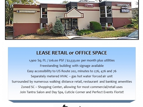 Listing Image #1 - Retail for lease at 180 Town Center Road, King of Prussia PA 19406