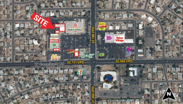 Listing Image #1 - Retail for lease at NWC 67th Avenue & Camelback Road, Glendale AZ 85303