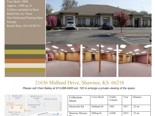 Listing Image #1 - Office for lease at 21636 A Midland Dr, Shawnee KS 66218