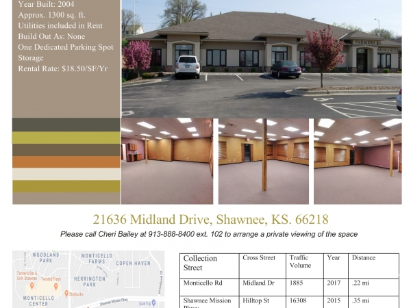 Listing Image #1 - Office for lease at 21636 A Midland Dr, Shawnee KS 66218 Listing Image #1 - Office for lease at 21636 A Midland Dr, Shawnee KS 66218