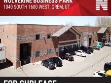 Listing Image #1 - Industrial for lease at 1040 SOUTH 1680 WEST, Orem UT 84058