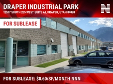 Listing Image #1 - Industrial for lease at 12577 SOUTH 265 WEST SUITE A1, Draper UT 84020