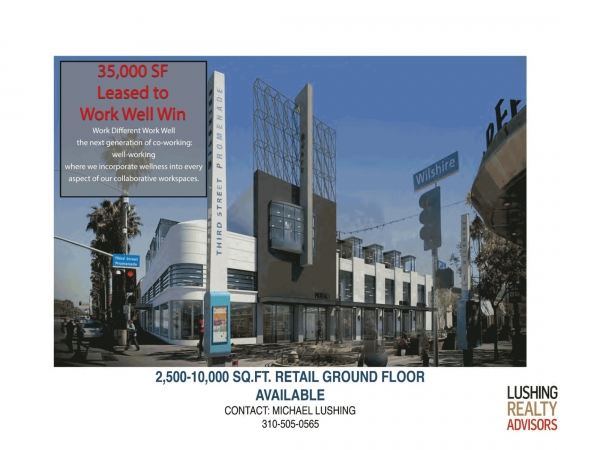 Listing Image #1 - Retail for lease at 1201 Third Street Promenade, Santa Monica CA 90401