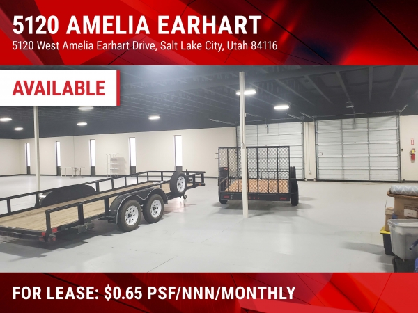 Listing Image #1 - Industrial for lease at 5120 West Amelia Earhart Drive, Salt Lake City UT 84116