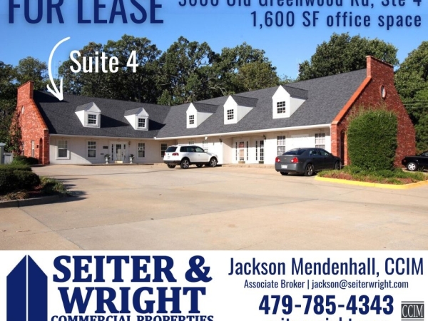 Listing Image #1 - Office for lease at 3600 Old Greenwood Rd, Suite 4, Fort Smith AR 72903