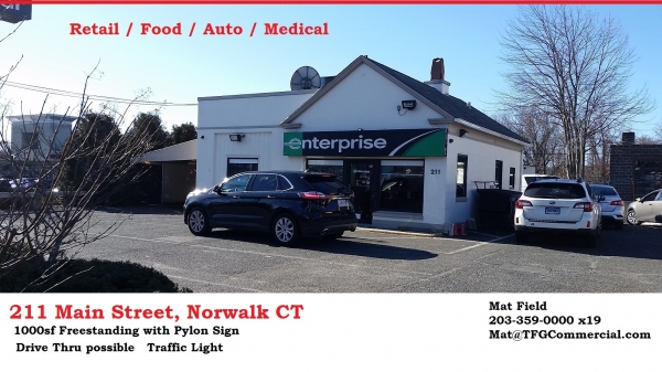 Listing Image #1 - Retail for lease at 211 Main Street, Norwalk CT 06851