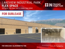 Industrial property for lease in Lindon, UT