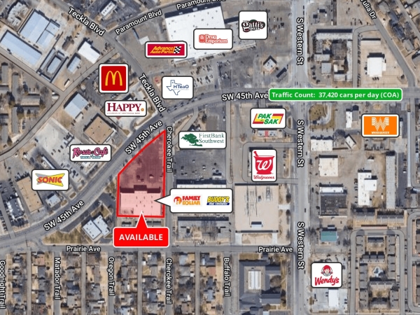 Listing Image #3 - Retail for lease at The Trails at 45th 4301/4303 SW 45th, Amarillo TX 79109