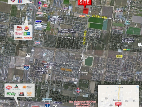 Listing Image #2 - Retail for lease at 1511 E. Nolana Loop, Pharr TX 78577