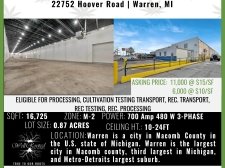 Industrial for lease in Warren, MI