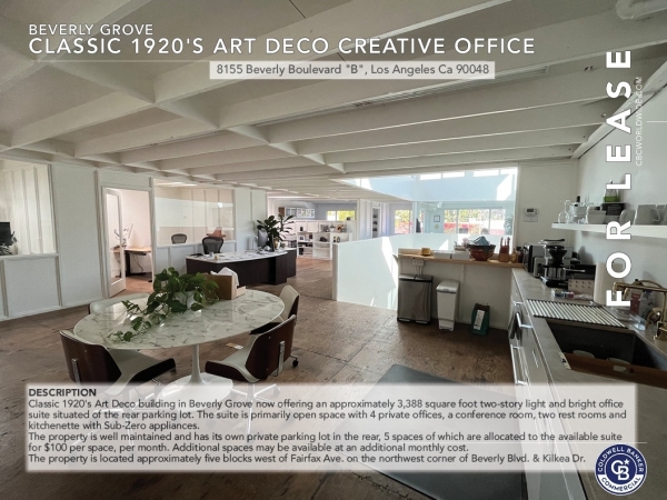 Listing Image #3 - Office for lease at 8155 Bverly Suite "B", Los Angeles CA 90048