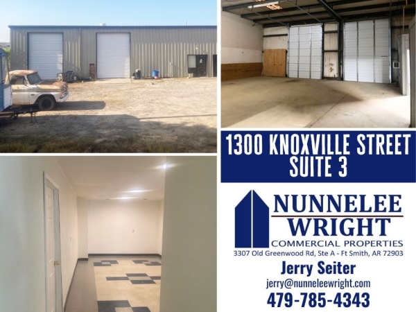 Listing Image #1 - Industrial for lease at 1300 Knoxville St, Suite 3, Fort Smith AR 72901