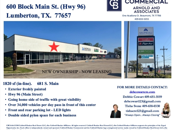 Listing Image #1 - Retail for lease at 681 S. Main, Lumberton TX 77657