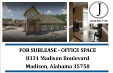 Listing Image #1 - Office for lease at 8331 Madison Boulevard, Suite 100, Madison, AL 35758, Madison AL 35758