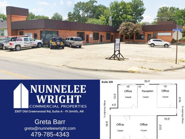 Listing Image #1 - Office for lease at 229 N. Greenwood Ave, Fort Smith AR 72901
