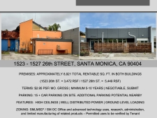 Listing Image #1 - Industrial for lease at 1523-27 26th St, Santa Monica CA 90404