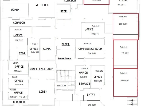 Listing Image #2 - Office for lease at 1317 26th Avenue , 304, Gulfport MS 39501