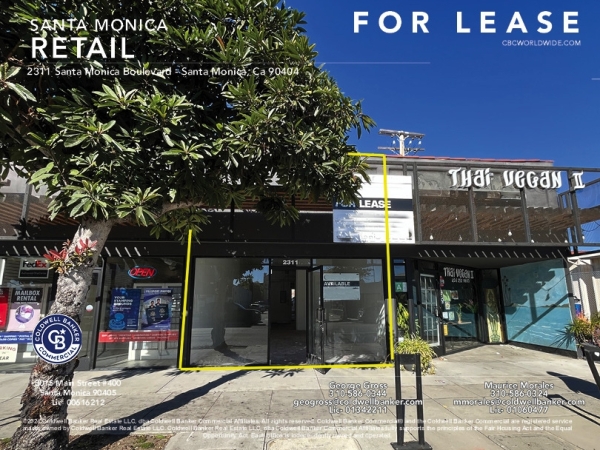 Listing Image #1 - Retail for lease at 2311 Santa Monica Blvd, Santa Monica CA 90404