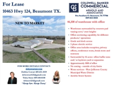 Industrial property for lease in Beaumont, TX